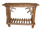 Sofa Table with Antlers